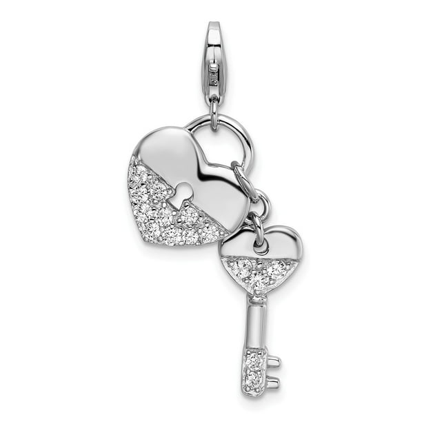 Width = 16mm Solid 925 Sterling Silver Colorful CZ Cubic Zirconia Intertwined Circle 2in Extension Pendant Necklace Charm Chain 16 Width = 16mm Solid 925 Sterling Silver Colorful CZ Cubic Zirconia Intertwined Circle 2in Extension Pendant Necklace Charm Chain 16